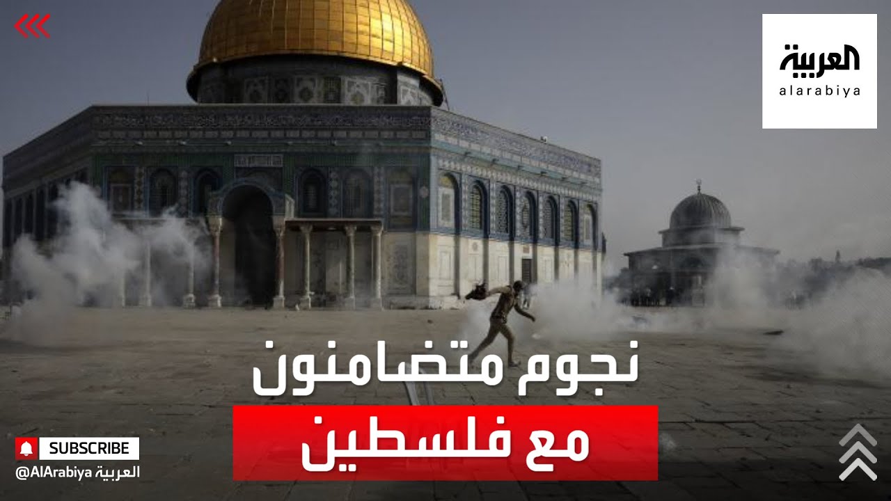 صورة فيديو : مشاهير عالميون يعبرون عن تضامنهم مع الشعب الفلسطيني