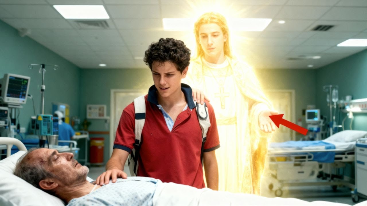 The MAN was agonizing… until CARLO ACUTIS touched his shoulder