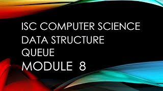 CLASS-XII - COMPUTER SCIENCE (ALGORITHM TO DELETE AN ELEMENT IN A QUEUE)