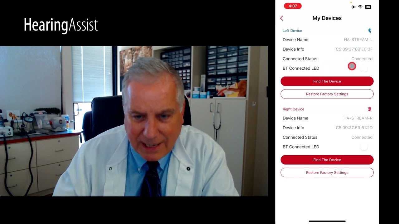 HearingAssist - Using the App: Other Misc Options