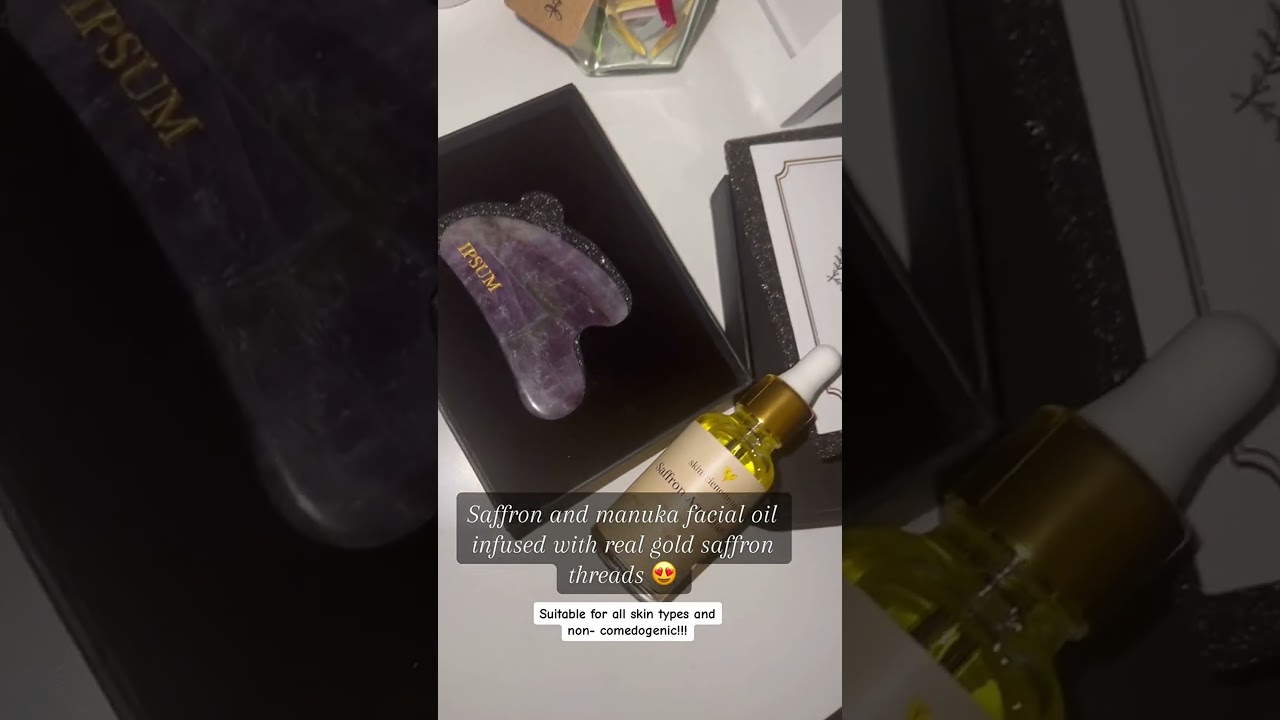 Boost your night routine with face oil & guasha 