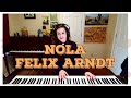 Nola by felix arndt ragtime piano cover 1915  christina pepper novelty rag