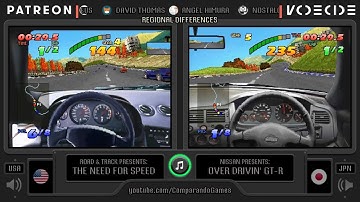 Regional Differences [51] The Need for Speed (Sega Saturn) USA vs JPN - Region Comparison