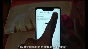 How To Hide NOTCH in INFINIX HOT 8 - 2020