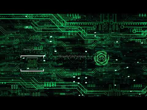 Technology digital stock footage | futuristic information technology background | hi-tech background