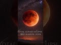 Blood Moon Alert Total Lunar Eclipse on 3rd March | Atom &amp; Beyond