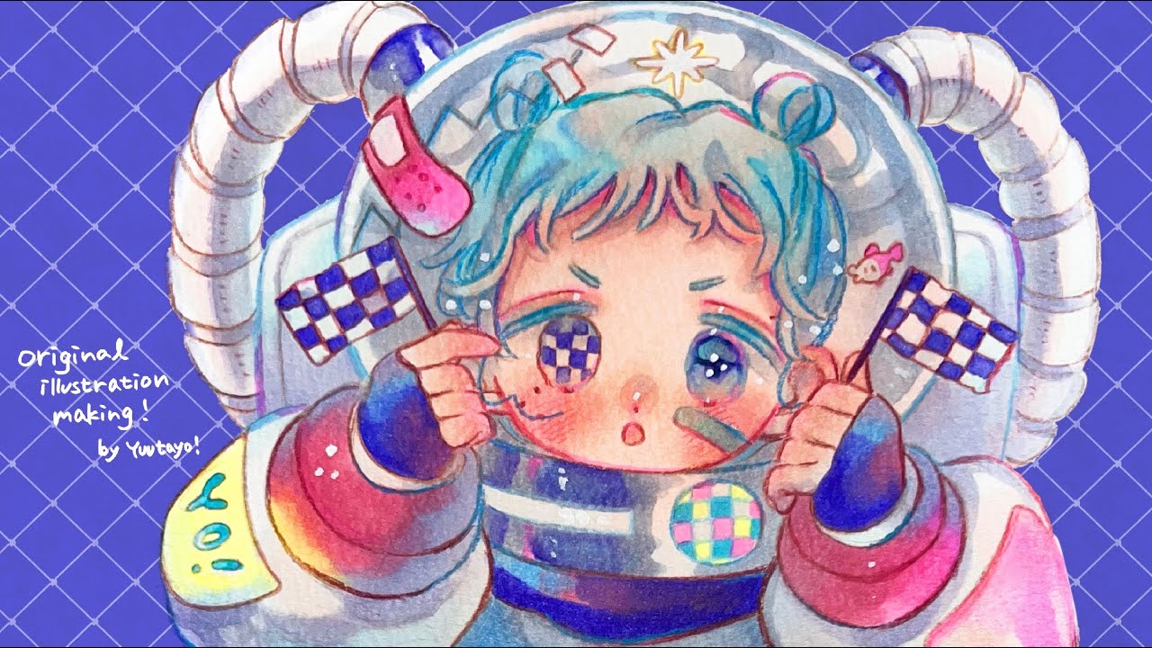 夏色とアゲハ　コピック　イラスト　原画 maxresdefault.jpg