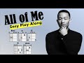 All of Me (John Legend) EASY Guitar/Lyric Play-ALong