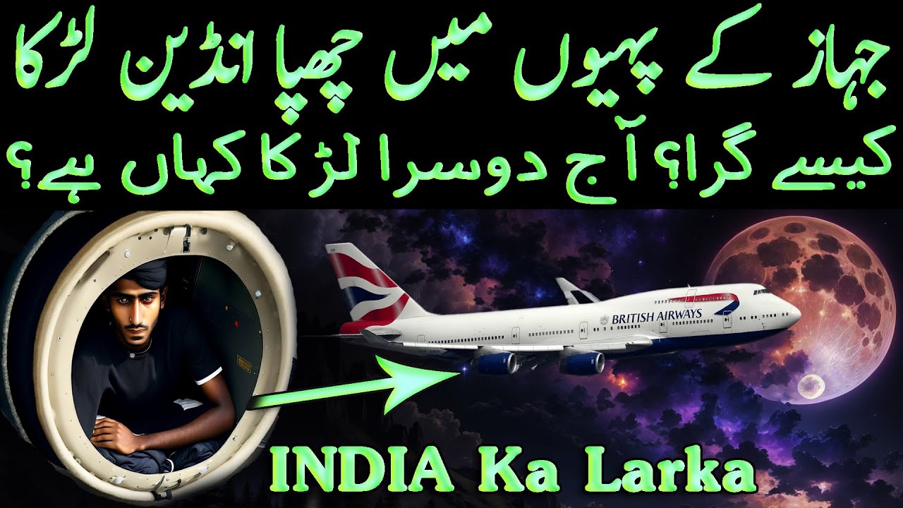 India Ke Larkay Ka Jahaz Ke Wheel Mein Chup Kar England Ka Safar Kahani
