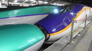 東北新幹線 E8系・E5系連結試運転映像(仙台～北上間全駅),高速通過, ALFA-Xなど E8 and E5 Shinkansen coupling test run