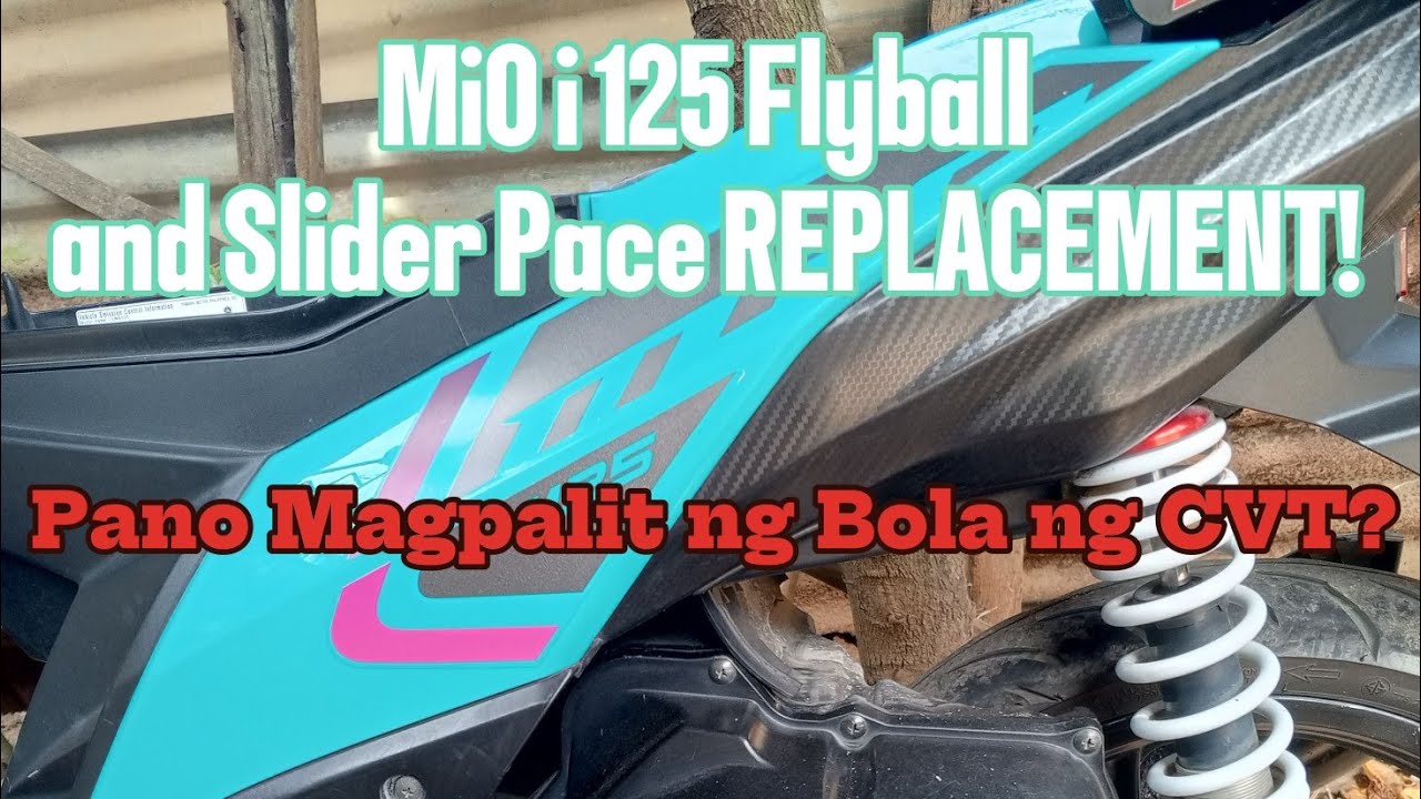 Pano magpalit ng bola (flyball) How to replace Flyball MiO i 125