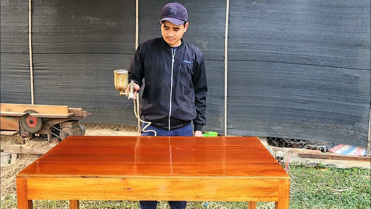 video of building a beautiful wooden table