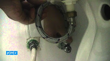 PMC - Hướng dẫn thay dây cấp nước bồn cầu restroom