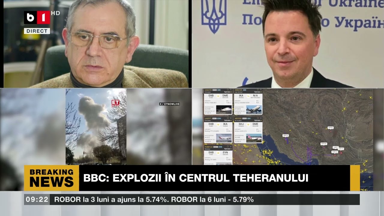 T. CURTIFAN, DEFENSE RO, EXPLOZII ÎN TEHERAN. TENTATIVĂ DE ASASINAT LA PREȘED. IRANULUI_Știri B1TV