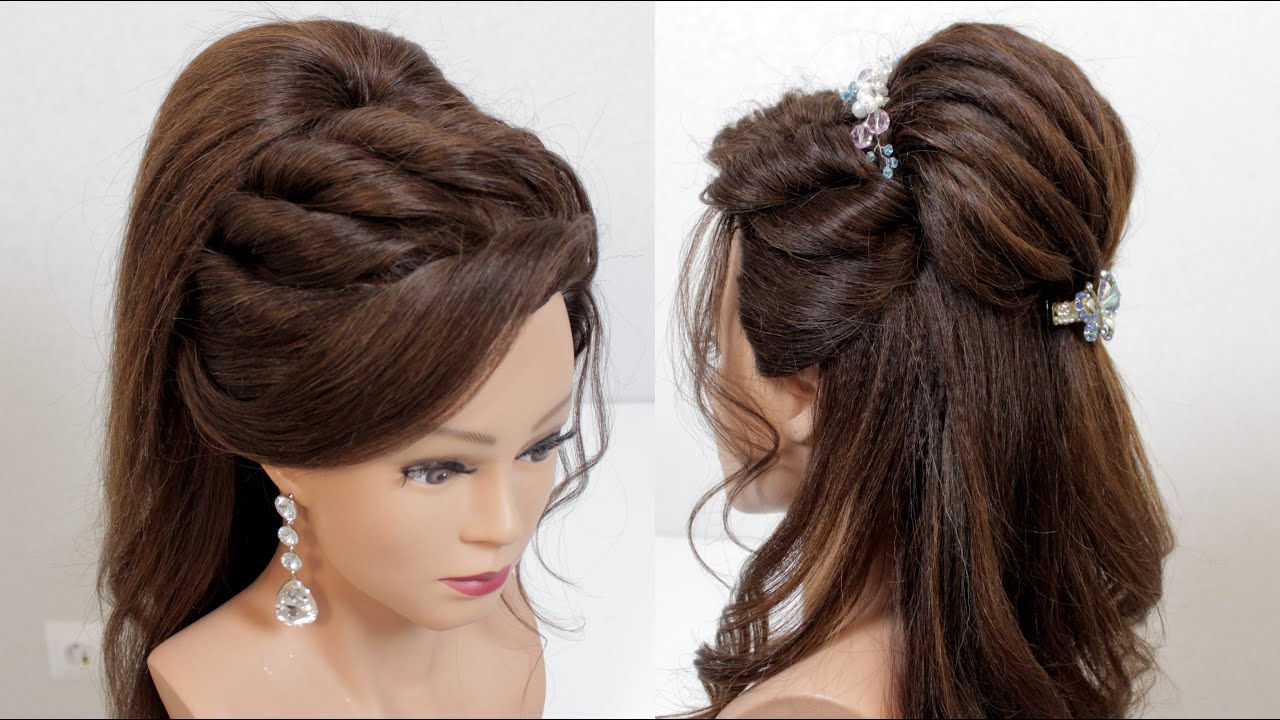 2 New hairstyles for ladies with long hair. Ponytail hairstyles.