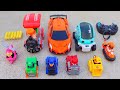 Barepepe Paw Patrol Vehicle and Robot Converted Remote Control Car and mega star transparent train👈