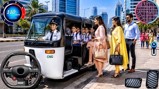 Tuk Tuk Rickshaw Driving Game: 3D Rickshaw Pick Drop Passenger Transport 2026 - Android Gameplay screenshot 2