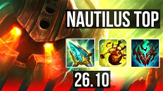 NAUTILUS vs VAYNE (TOP) | Electrocute, 16K damage | EUNE Master | 26.10