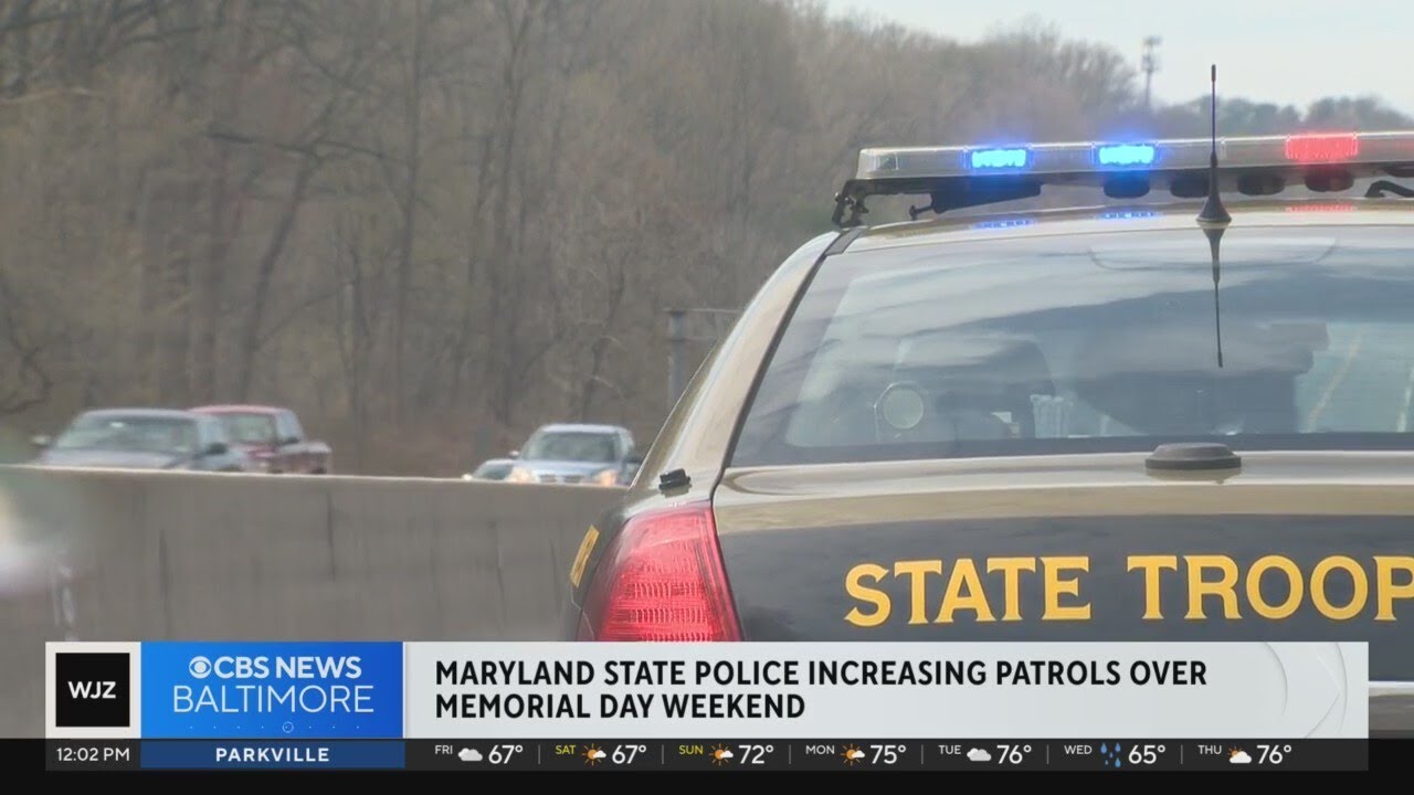 Maryland State Police increase patrols for Memorial Day weekend - YouTube
