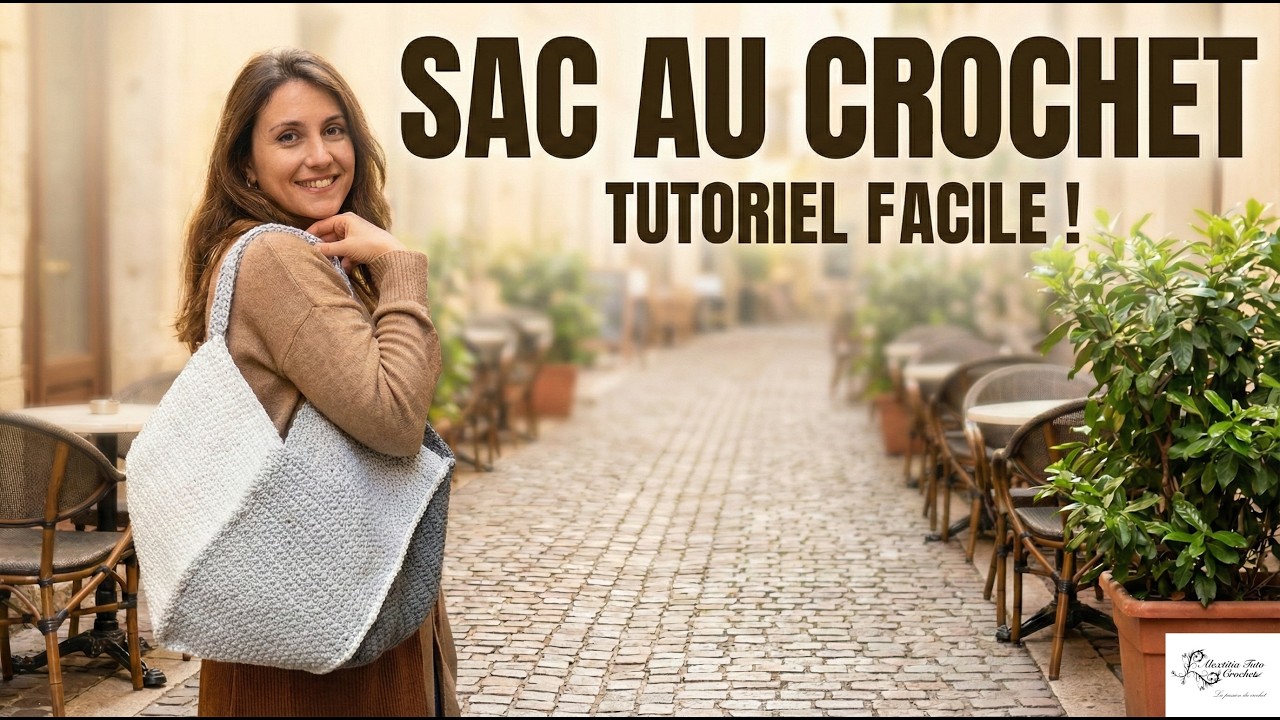 Sac à main au crochet Dame romantique / Sac à main en - France