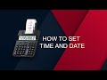 Printing Calculator - How To Set Time And Date