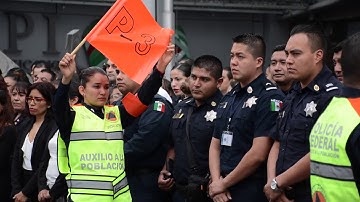 Policía Federal de México​ realiza simulacros en sus instalaciones