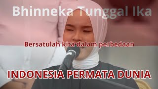 Putri Ariani berhasil memukau Presiden Jokowi, menyanyikan lagu Indonesia Permata Indah Dunia