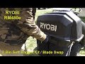 Ryobi RM480e Bagger Attachment with Blade Swap