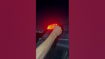 Universal magnetic towing lights with easy installation no wiring needed​