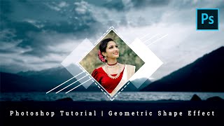 Geometric Shape Effect || Photoshop Tutorial 2021 screenshot 4