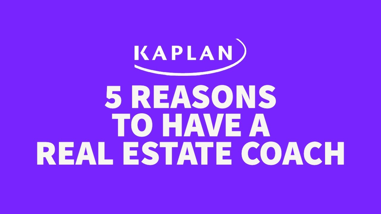5 Reasons to Have A Real Estate Coach