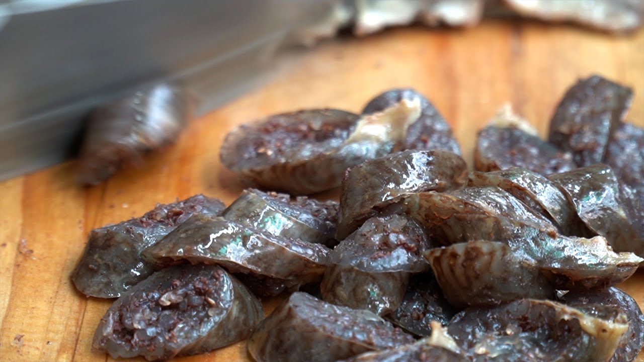 윤기가 자르르~ 수제순대는 여기가 Top입니다. Blood Sausage - Sundae