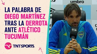 Diego Martínez: "Tenemos que masticar bronca y seguir"