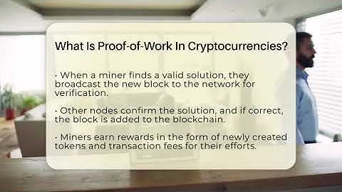 What Is Proof-of-Work In Cryptocurrencies? - Talking Tech Trends