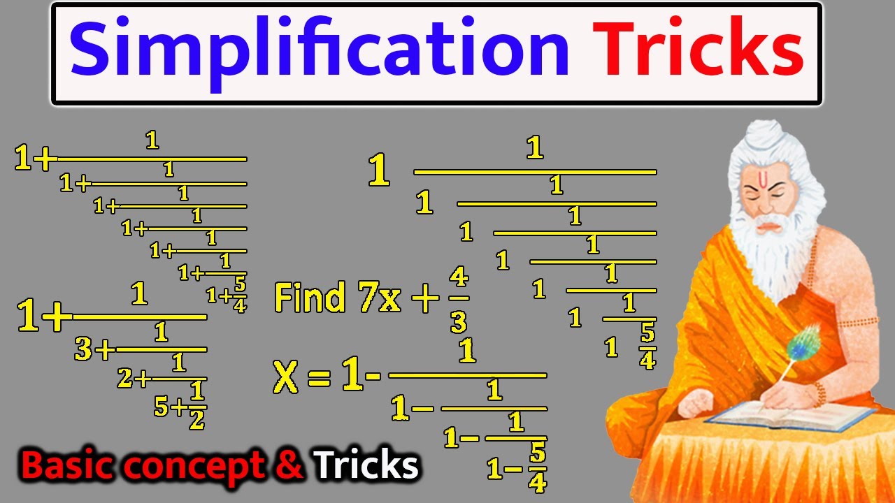 Amazing Simplification Trick | लंगड़ा भिन्न (Continued Fraction) 