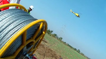 Heli stringing in India