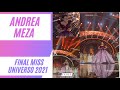 Miss Universo 2021 así lució Andrea Meza minutos antes de entregar la corona 👑