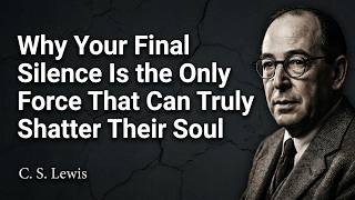 Famous "Why Your Final Silence Is the Only Force That Can Truly Shatter Their Soul | C.S. Lewis" Wealth