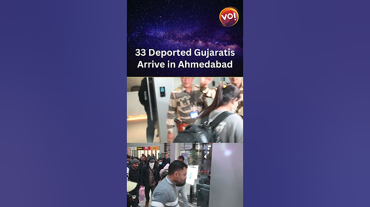 Gujarat: 33 People Deported from US Land in Ahmedabad | Vibes Of India
