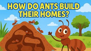 How Do Ants Build Amazing Underground Cities?