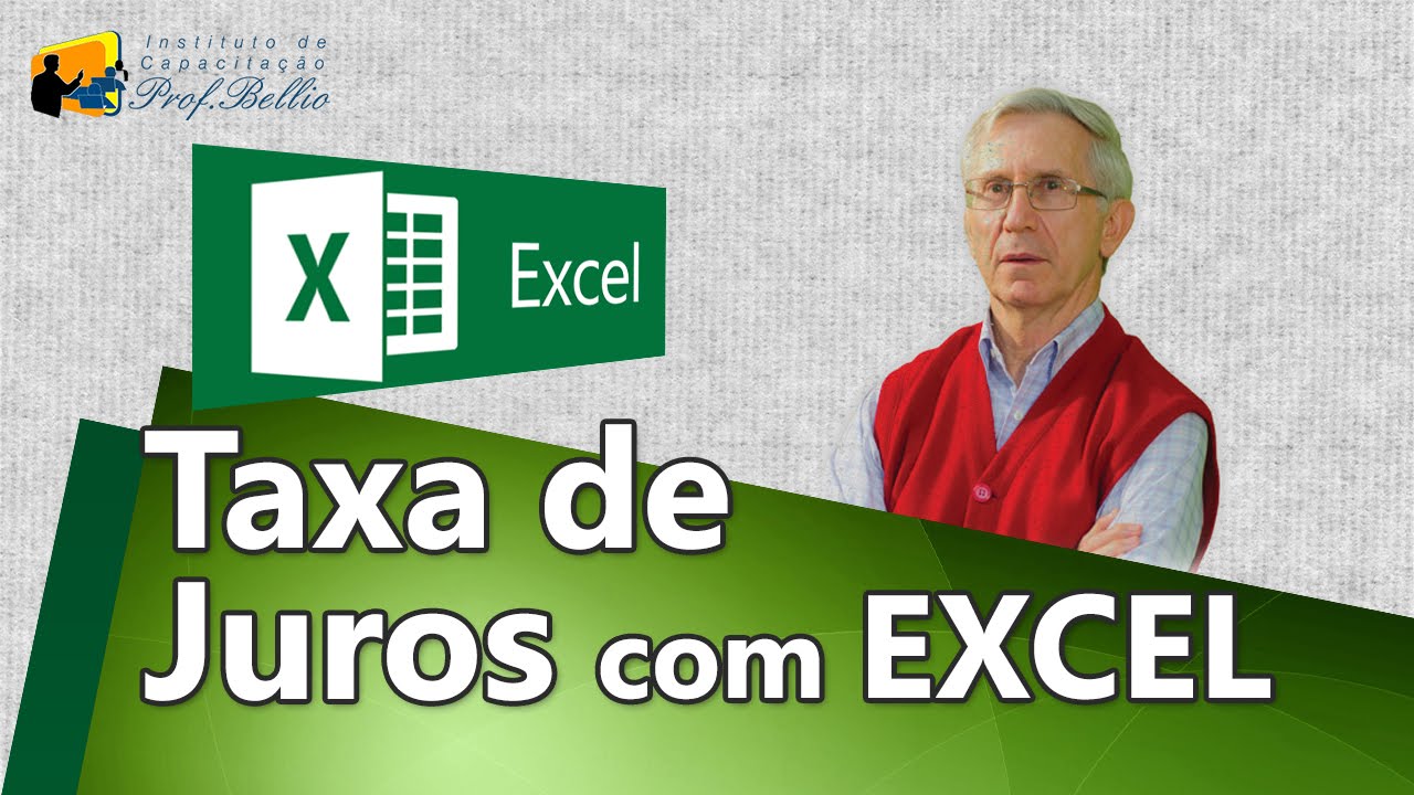 Calcular Taxa De Juro No EXCEL YouTube