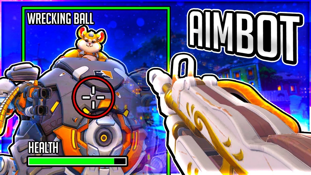 Hacking in Overwatch as WRECKING BALL... Overwatch Hacker Hunt
