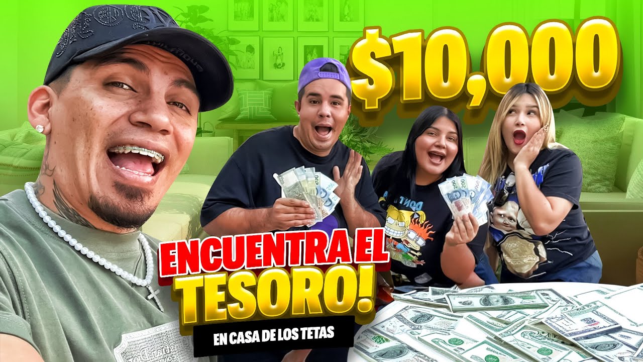 ESCONDIMOS $10,000 en su casa| SI LOS ENCUENTRAN SON SUYOS 🤑