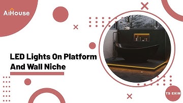 [Ceiling Module FAQs] How to Add LED Lights on Platform and Wall Niche | AiHouse