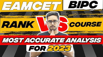 EAMCET BiPC-Rank Vs Course Analysis | Ajay Sir | Vedantu Telugu