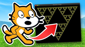 Triangle Fractal in Scratch - Sierpinski Triangle Tutorial