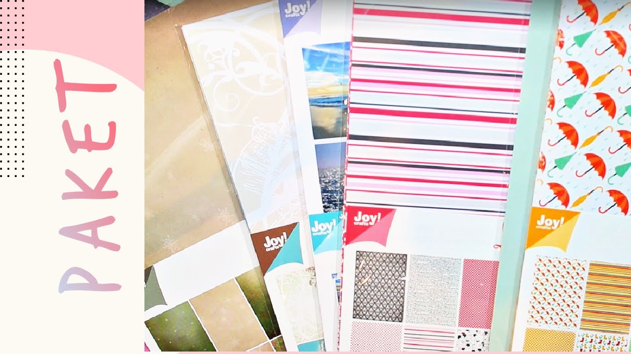 Verrückt! Bastel Haul deutsch 2022 | Warenpaket mit Bastelpapier 