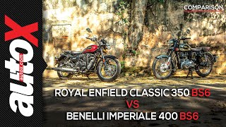 Royal Enfield Classic 350 BS6 vs Benelli Imperiale 400 BS6 | autoX
