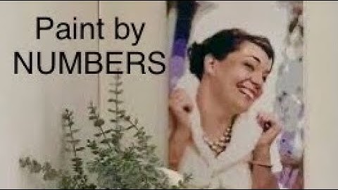 Custom Paint by Numbers WITH TIME LAPSE