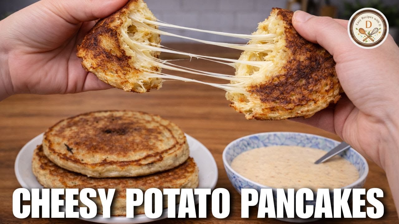 Корейские картофельно-сырные оладьи: простой хрустящий рецепт